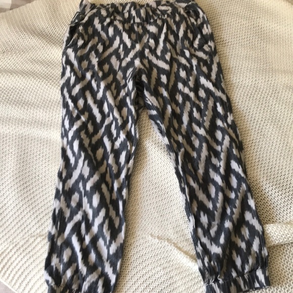 J. Crew Pants - High rise elastic print pants